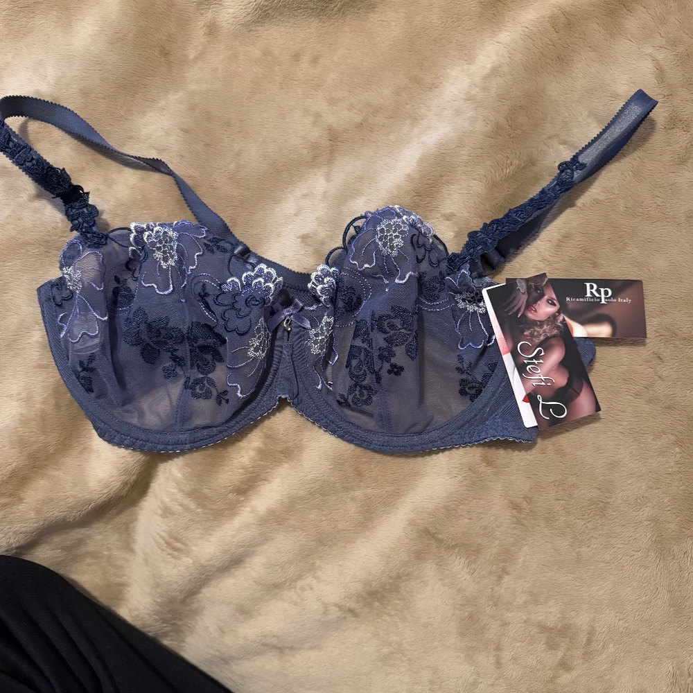 Stefi L Sheer Full Cup Bra Style 1390-34819 36D NWT